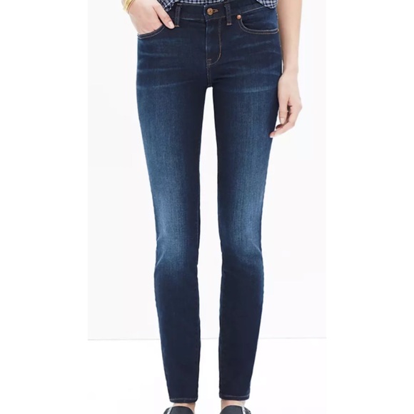 Madewell Blue Denim Skinny Skinny Jeans